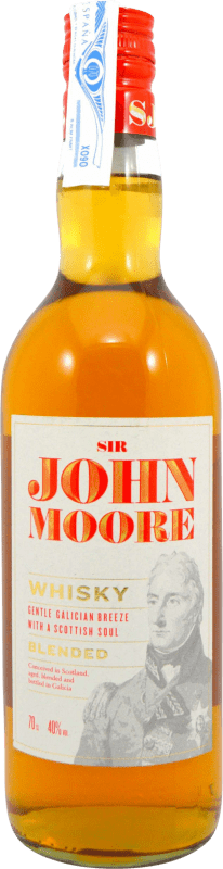 17,95 € Free Shipping | Whisky Blended Sansutex John Moore Blended Spain Bottle 70 cl