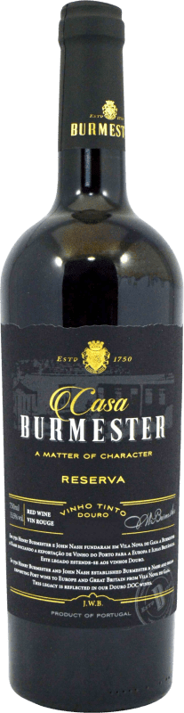 Бесплатная доставка | Красное вино JW Burmester Резерв I.G. Douro Дора Португалия Touriga Nacional 75 cl