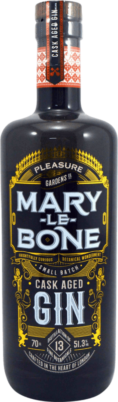 Бесплатная доставка | Джин Pleasure Gardens Mary Le Bone Cask Aged Gin Объединенное Королевство 70 cl