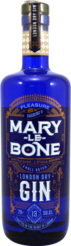 Бесплатная доставка | Джин Pleasure Gardens Mary Le Bone London Dry Gin Объединенное Королевство 70 cl