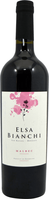 10,95 € Free Shipping | Red wine Casa Bianchi Elsa I.G. Mendoza Mendoza Argentina Malbec Bottle 75 cl