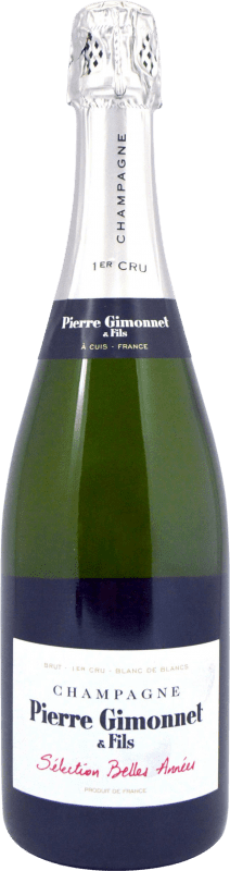 Бесплатная доставка | Белое игристое Pierre Gimonnet Sélection Belles Années A.O.C. Champagne шампанское Франция Chardonnay 75 cl