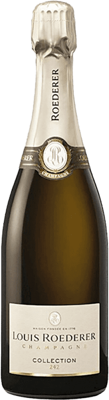 63,95 € | Weißer Sekt Louis Roederer Collection 242 A.O.C. Champagne Champagner Frankreich Spätburgunder, Chardonnay, Pinot Meunier 75 cl