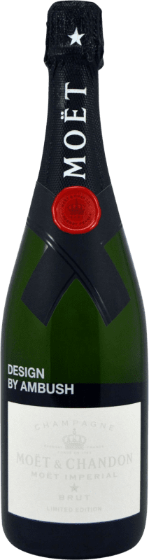 Envio grátis | Espumante branco Moët & Chandon Moët by Ambush Edición Limitada A.O.C. Champagne Champagne França Pinot Preto, Chardonnay, Pinot Meunier 75 cl