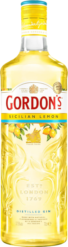 Бесплатная доставка | Джин Gordon's Lemon Sicilian Объединенное Королевство 70 cl