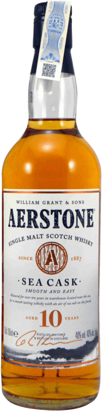 免费送货 | 威士忌单一麦芽威士忌 Grant & Sons Aerstone Sea Cask 英国 10 岁 70 cl