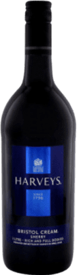 10,95 € | 强化酒 Harvey's Bristol Cream D.O. Jerez-Xérès-Sherry 安达卢西亚 西班牙 Palomino Fino, Pedro Ximénez 瓶子 Medium 50 cl