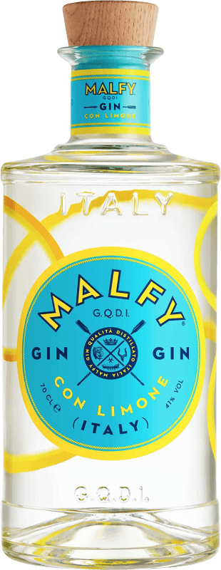 Free Shipping | Gin Malfy Gin Limone Italy Miniature Bottle 5 cl