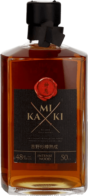 Free Shipping | Whisky Single Malt Helios Okinawa Kamiki Extra Intense Wood Japan Medium Bottle 50 cl