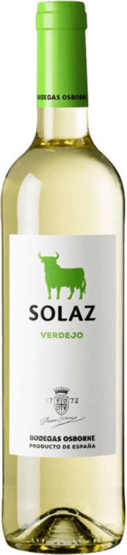 Envoi gratuit | Vin blanc Osborne Solaz Jeune I.G.P. Vino de la Tierra de Castilla Castilla la Mancha y Madrid Espagne Verdejo 75 cl