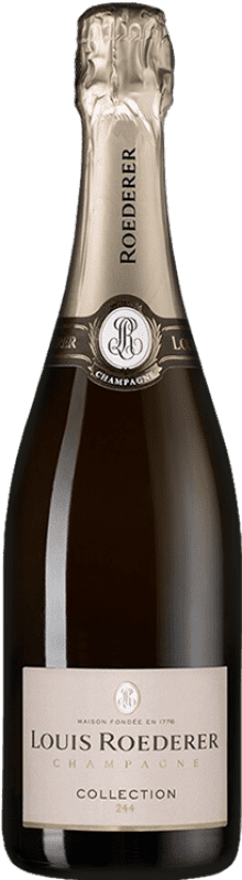 61,95 € | 白起泡酒 Louis Roederer Collection 244 香槟 A.O.C. Champagne 香槟酒 法国 Pinot Black, Chardonnay, Pinot Meunier 75 cl