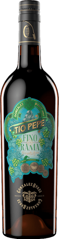 15,95 € Free Shipping | Fortified Wine González Byass Tío Pepe Fino en Rama — Unfiltered D.O. Jerez-Xérès-Sherry Half Bottle 37 cl