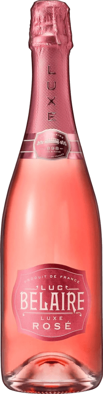 Free Shipping | Rosé sparkling Luc Belaire Luxe Rosé France Syrah, Grenache, Cinsault 75 cl