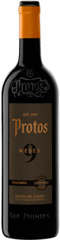 35,95 € Free Shipping | Red Wine Protos 9 Meses D.O. Ribera del Duero Eco — Organic Magnum Bottle 1,5 L