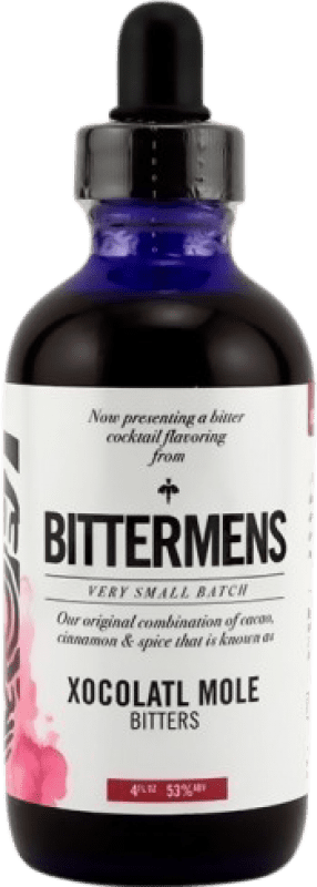 Бесплатная доставка | Шнапс Bittermens Xocolatl Mole Соединенные Штаты Мини-бутылка 12 cl Cacao — Какао, Cinnamon — Корица, Spices — Специи
