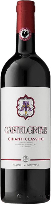 Бесплатная доставка | Красное вино Castelli del Grevepesa Castelgreve D.O.C.G. Chianti Classico Тоскана Италия Sangiovese 75 cl