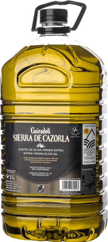 42,95 € | Huile d'Olive Guiradoli HOVE Vierge Extra D.O. Sierra de Cazorla Andalousie Espagne Jerrican 5 L