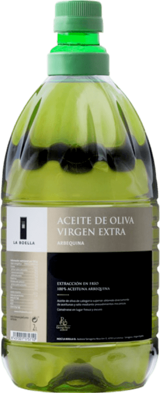 28,95 € Envio grátis | Azeite de Oliva Finca Molí Coloma AOVE Virgem Extra D.O.P. Siurana Garrafão 2 L PET