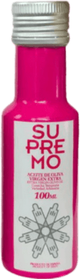 95,95 € | Scatola da 24 unità Olio d'Oliva Supremo EVO Extra Vergine Jaén Spagna Arbosana Bottiglietta Mignon 10 cl Vetro