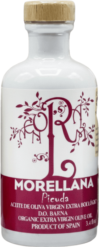 Kostenloser Versand | 20 Einheiten Box Olivenöl Sucesores Hnos. López Morellana E-NOL Extra Nativ D.O. Baena Córdoba Spanien Picuda Miniaturflasche 10 cl Glas