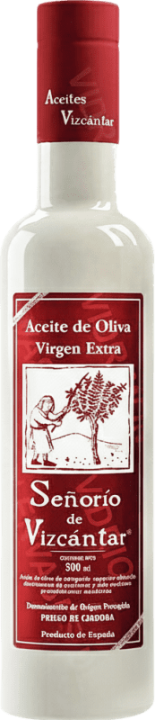 16,95 € Envío gratis | Aceite de Oliva Vizcántar Athena Señorío de Vizcántar Selección, Especial, AOVE Virgen Extra D.O.P. Priego de Córdoba Botella Medium 50 cl