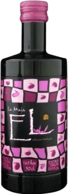 Envio grátis | Azeite de Oliva La Maja El Edição Limitada, AOVE Virgem Extra D.O. Navarra Navarra Espanha Koroneiki Garrafa Medium 50 cl Vidro