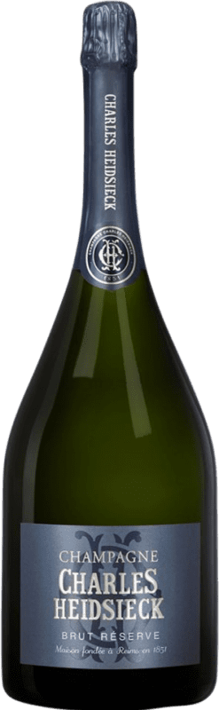 免费送货 | 白起泡酒 Charles Heidsieck Brut — 起泡酒 干型 珍藏 A.O.C. Champagne 香槟酒 法国 Pinot Noir — 黑皮诺 大瓶 — Magnum 1,5 L