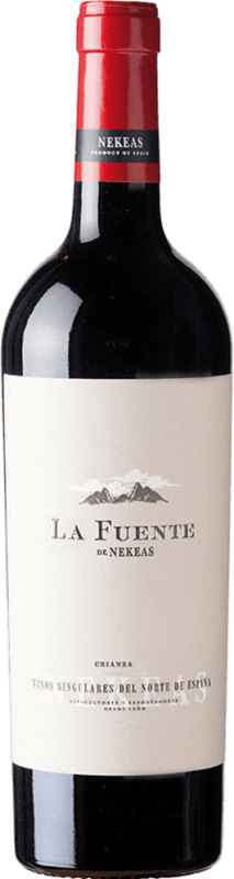 8,95 € 送料無料 | 赤ワイン Nekeas La Fuente Crianza — クリアンサ D.O. Navarra ミディアムボトル 50 cl