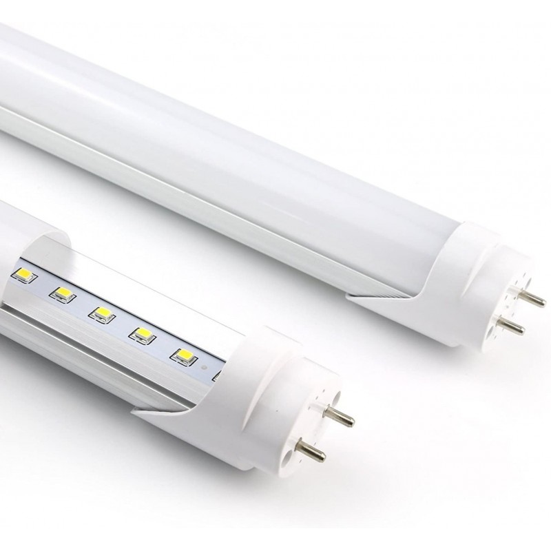 19,95 € Free Shipping | LED tube 22W T8 LED 2700K Very warm light. Ø 2 cm. Professional LED Tube Light Kitchen, warehouse and hall. Aluminum and polycarbonate. White Color