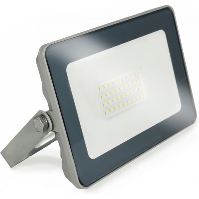 11,95 € Spedizione Gratuita | Proiettore da esterno 50W 6000K Luce fredda. 28×18 cm. PROLINE Alta luminosità. Chip LED SMD EPISTAR 5730 Alluminio e vetro temperato. Colore grigio