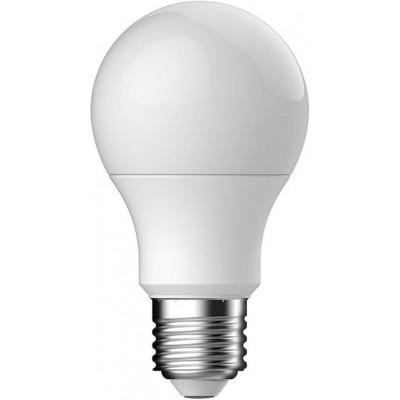 LED light bulb 10W E27 LED 4500K Neutral light. 12×6 cm. High brightness Aluminum and polycarbonate. White Color