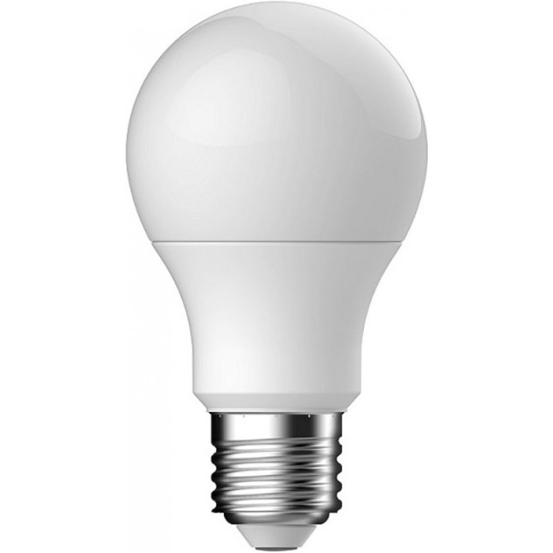 3,95 € Бесплатная доставка | Светодиодная лампа 10W E27 LED 4500K Нейтральный свет. 12×6 cm. Высокая яркость Алюминий и Поликарбонат. Белый Цвет