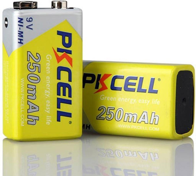 3,95 € Free Shipping | Batteries PKCell PK2077 9V (6LR61) 9V Rechargeable battery. Delivered in Blister × 1 unit