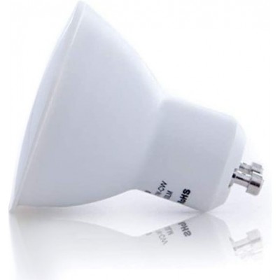 Lampadina LED 7W GU10 LED 4500K Luce neutra. Ø 5 cm. Alta luminosità Alluminio e Policarbonato. Colore bianca