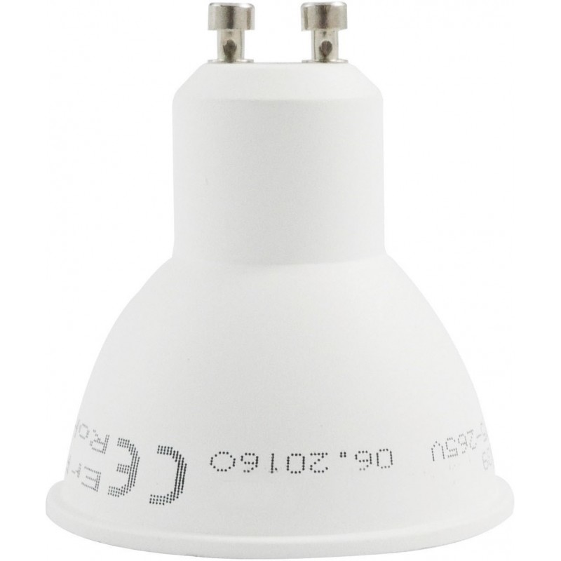 1,95 € Free Shipping | LED light bulb 7W GU10 LED 4500K Neutral light. Ø 5 cm. High brightness Aluminum and polycarbonate. White Color