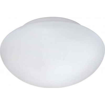 室内顶灯 Eglo Ella 60W 球形 形状 Ø 20 cm. 经典的 风格. 钢, 玻璃 和 蛋白石玻璃. 白色的 颜色