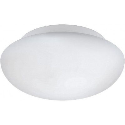 室内顶灯 Eglo Ella 60W 球形 形状 Ø 28 cm. 经典的 风格. 钢, 玻璃 和 蛋白石玻璃. 白色的 颜色