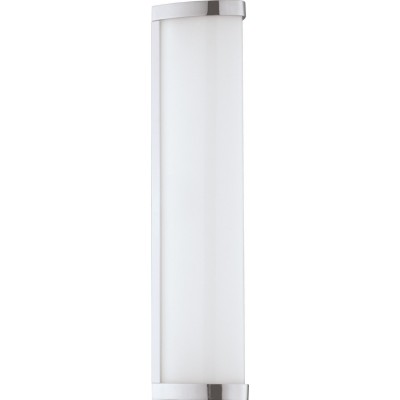 83,95 € 免费送货 | 家具照明 Eglo Gita 2 8.5W 4000K 中性光. 拉长的 形状 35×8 cm. 厨房 和 浴室. 现代的 风格. 金属 和 塑料. 白色的, 镀铬 和 银 颜色