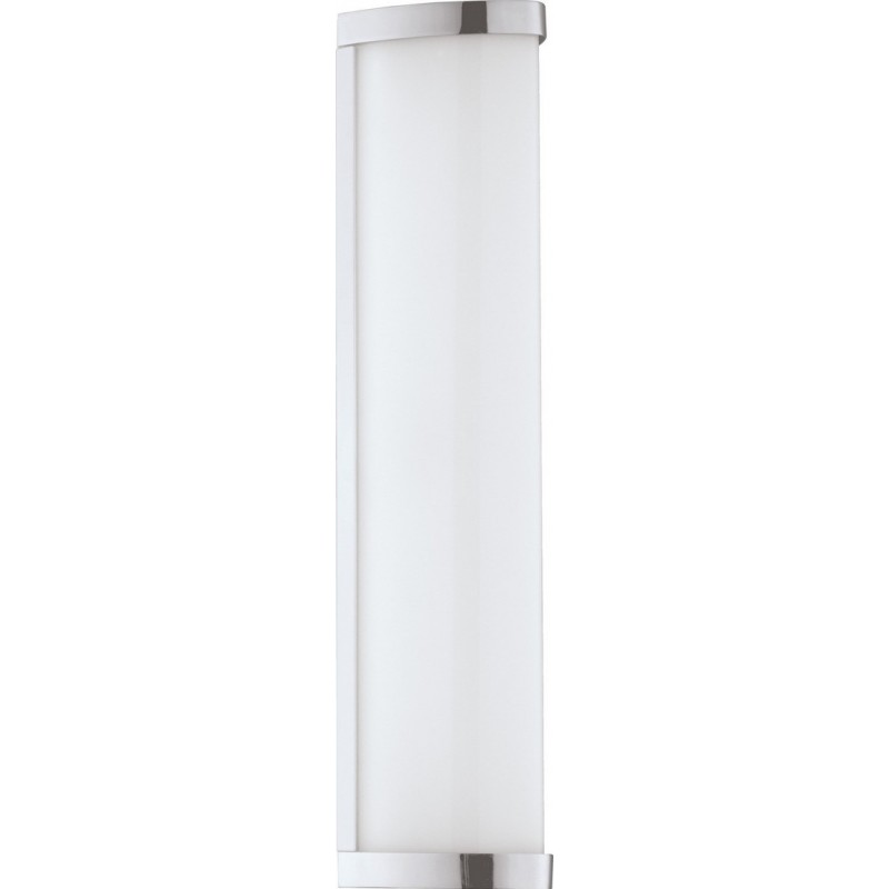 83,95 € Free Shipping | Indoor ceiling light Eglo Gita 2 8.5W 4000K Neutral light. Extended Shape 35×8 cm. Kitchen and bathroom. Modern Style. Metal casting and plastic. White, plated chrome and silver Color