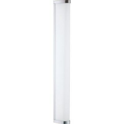 家具の照明 Eglo Gita 2 16W 4000K ニュートラルライト. 細長い 形状 60×8 cm. キッチン そして バスルーム. モダン スタイル. 金属 そして プラスチック. 白い, メッキクローム そして 銀 カラー