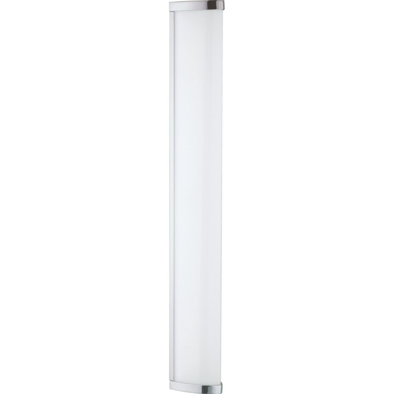 123,95 € Kostenloser Versand | Möbelbeleuchtung Eglo Gita 2 16W 4000K Neutrales Licht. Erweiterte Gestalten 60×8 cm. Küche und bad. Modern Stil. Metall und Plastik. Weiß, überzogenes chrom und silber Farbe
