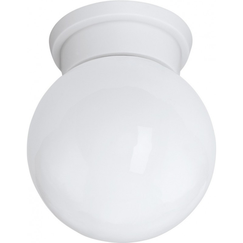 26,95 € Free Shipping | Indoor ceiling light Eglo Durelo 28W Ø 16 cm. Classic Style. Plastic and glass. White Color