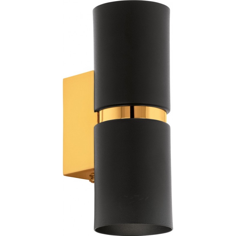 58,95 € Envoi gratuit | Projecteur d'intérieur Eglo Passa 6.5W Façonner Cylindrique 17×6 cm. Salle, chambre et hall. Style sophistiqué. Acier. Couleur dorée et noir