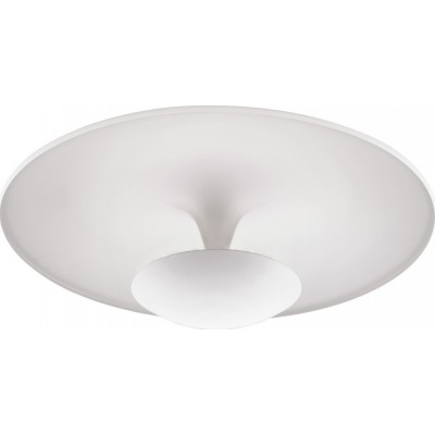 Lámpara de techo Eglo Toronja 24W 3000K Luz cálida. Forma Esférica Ø 55 cm. Salón y comedor. Estilo diseño. Acero. Color blanco