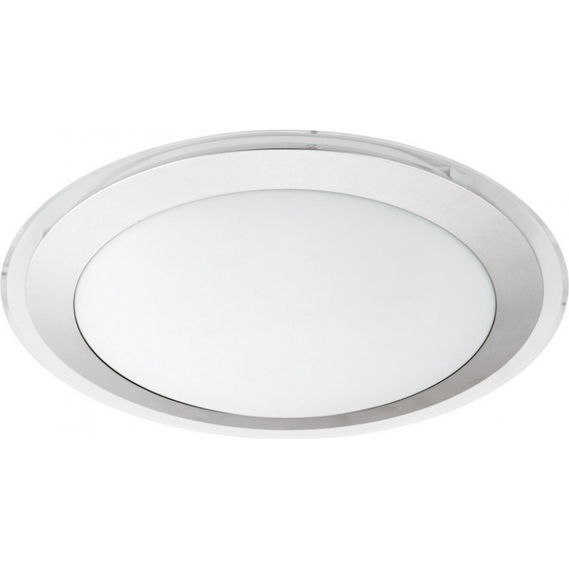 47,95 € Spedizione Gratuita | Plafoniera da interno Eglo Competa 1 18W 3000K Luce calda. Forma Sferica Ø 33 cm. Soggiorno e cucina. Stile moderno. Acciaio e Plastica. Colore bianca e argento