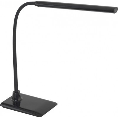 35,95 € Free Shipping | Desk lamp Eglo Laroa 4.5W 4000K Neutral light. Extended Shape 48×33 cm. Office and work zone. Modern, design and cool Style. Plastic. Black Color