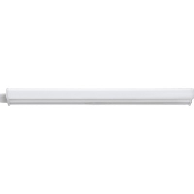 13,95 € Free Shipping | Indoor ceiling light Eglo Dundry 3.2W 4000K Neutral light. Extended Shape 31×4 cm. Kitchen and bathroom. Modern Style. Plastic. White Color