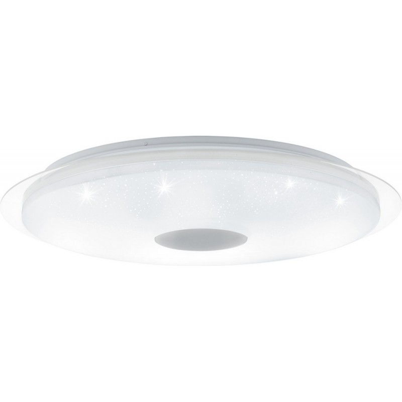 184,95 € Envio grátis | Luz de teto interna Eglo Lanciano 40W 3000K Luz quente. Forma Esférica Ø 66 cm. Estilo clássico. Aço, Plástico e Papel. Cor branco e prata