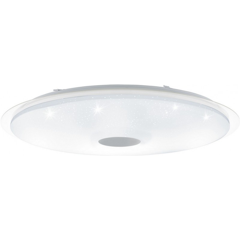 267,95 € Spedizione Gratuita | Plafoniera da interno Eglo Lanciano 80W 3000K Luce calda. Forma Sferica Ø 86 cm. Stile classico. Acciaio e Plastica. Colore bianca e argento