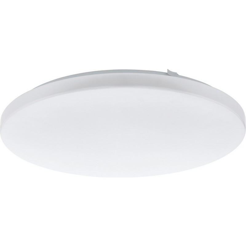 49,95 € Free Shipping | Indoor ceiling light Eglo Frania 33.5W 3000K Warm light. Spherical Shape Ø 43 cm. Kitchen and bathroom. Classic Style. Steel and plastic. White Color